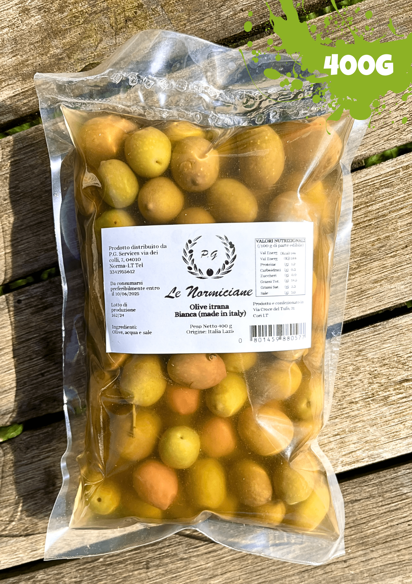 Bustina di Olive Normiciane P.G. Services